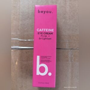 B. beyou Caffeine Eye Cream Firm Brighten .5floz/15mL Fragrance Free